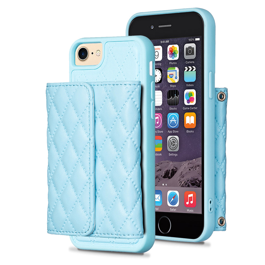 BF23-stil Kickstand Cover til iPhone 6 6s 7 8 SE (2020) Kortholder Læder+TPU telefoncover BF23-stil Kickstand Cover til iPhone 6 6s 7 8 SE (2020) Kortholder Læder+TPU telefoncover